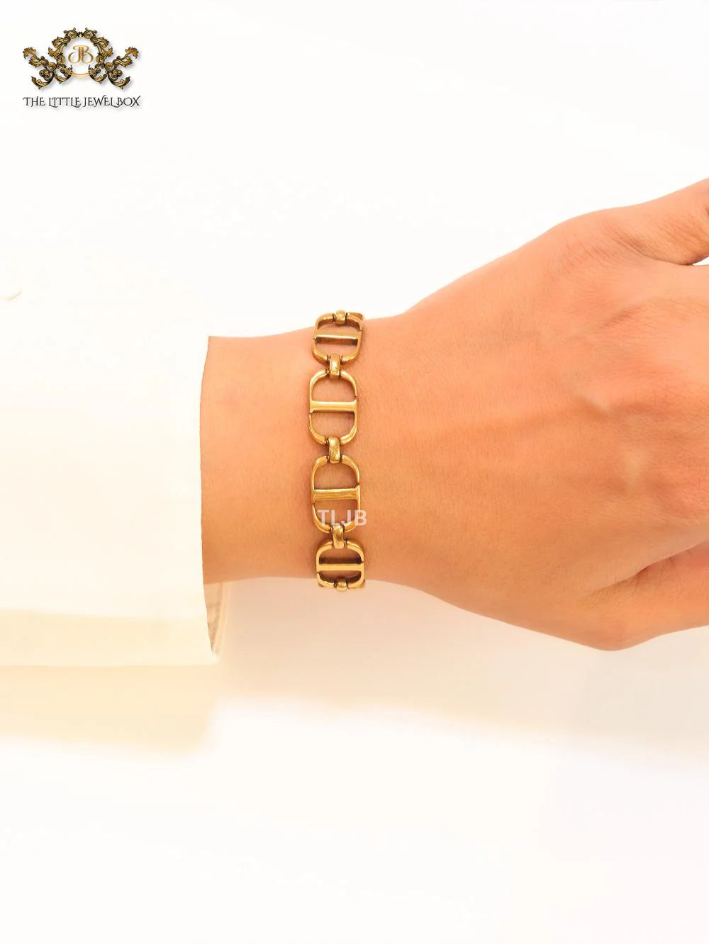 Rustiq CD link bracelet