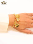 Double C charms bracelet