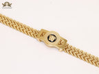 Medusa and Greca gold link chain