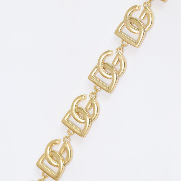 D and G Alphabet Motif Bracelet
