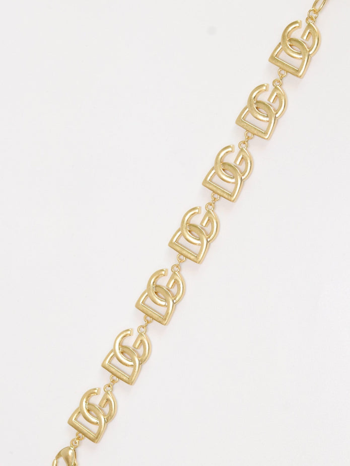 D and G Alphabet Motif Bracelet
