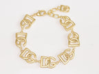 D and G Alphabet Motif Bracelet
