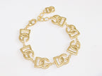 D and G Alphabet Motif Bracelet