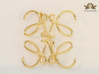Alphabet LW Plain sleek brooch