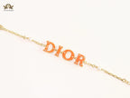 Alphabet D bold letters bracelet