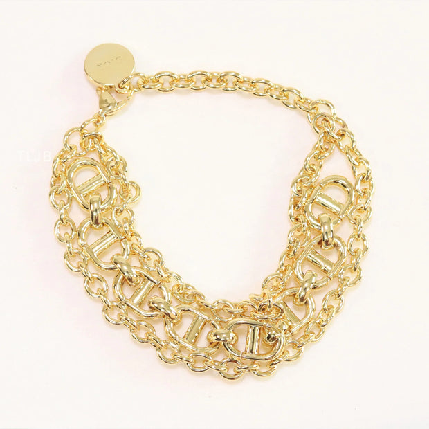 Chunky gold bracelet