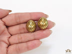 Rustic Gold alphabet embossed studs