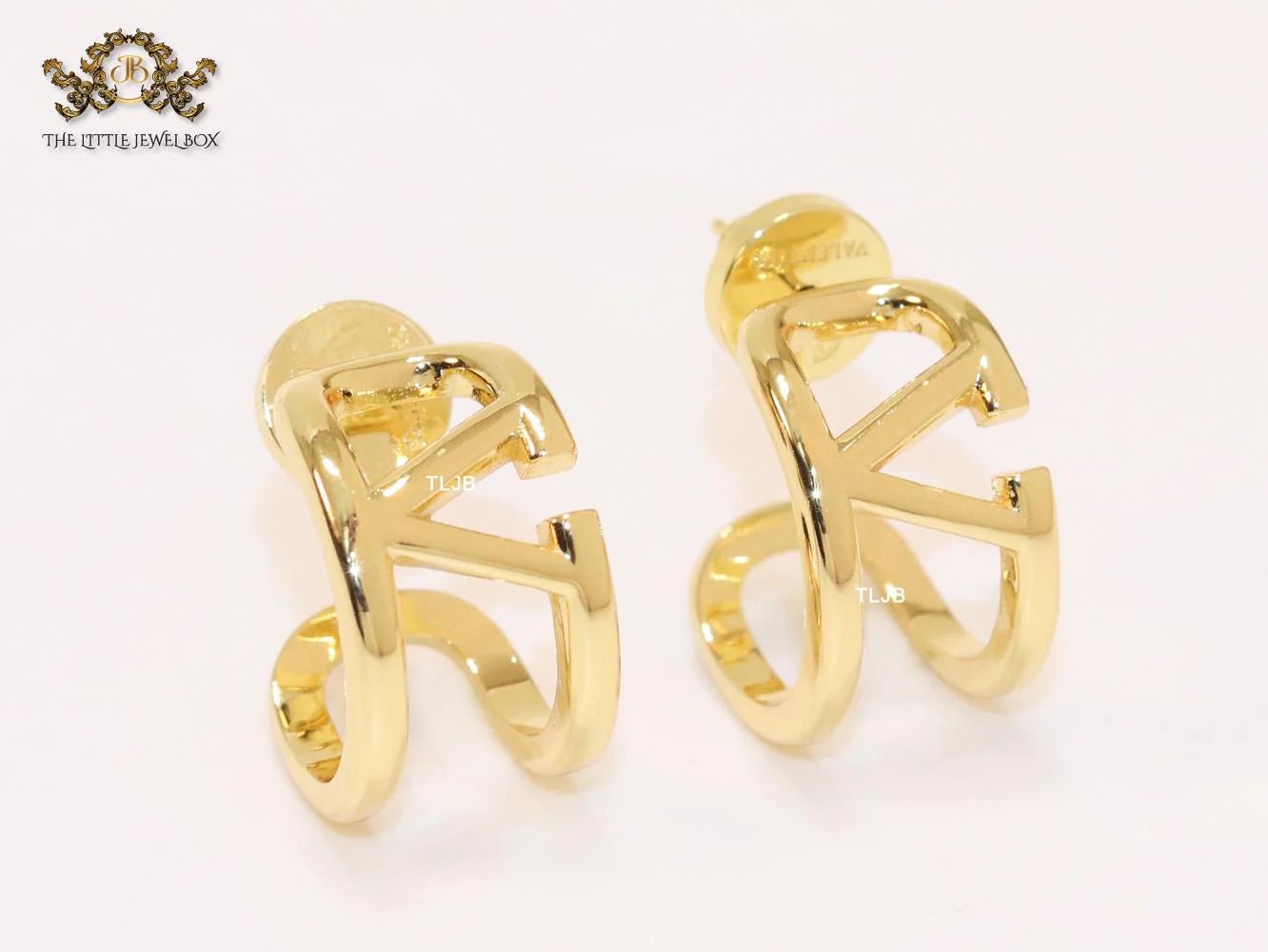 Alphabet V shaped hoops