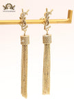 Alphabet Y & L tassel danglers