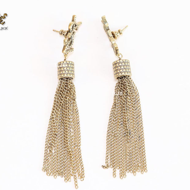 Alphabet Y & L tassel danglers