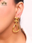 Double C gold danglers