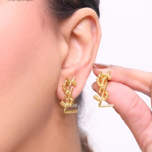 Alphabet Y & L studs glossy 25 mm length (small)