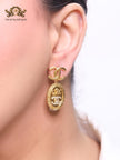 Double C royal gold danglers