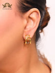 Alphabet V shaped hoops