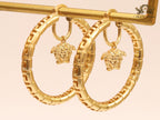 Medusa drop hoops