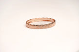 Double C Rose Gold Sleek Bracelet with CZ Stones | Elegant Fashion Jewelry
