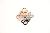 Alphabet LW 4 Tone Plated Brooch | Designer Inspired Fashion Pin