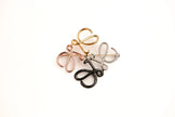 Alphabet LW 4 Tone Plated Brooch | Designer Inspired Fashion Pin