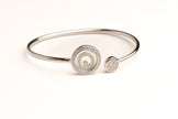 Alphabet CHPRD Platinum Pearl CZ Bracelet | Designer Fashion Bracelet