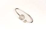 Alphabet CHPRD Platinum Pearl CZ Bracelet | Designer Fashion Bracelet