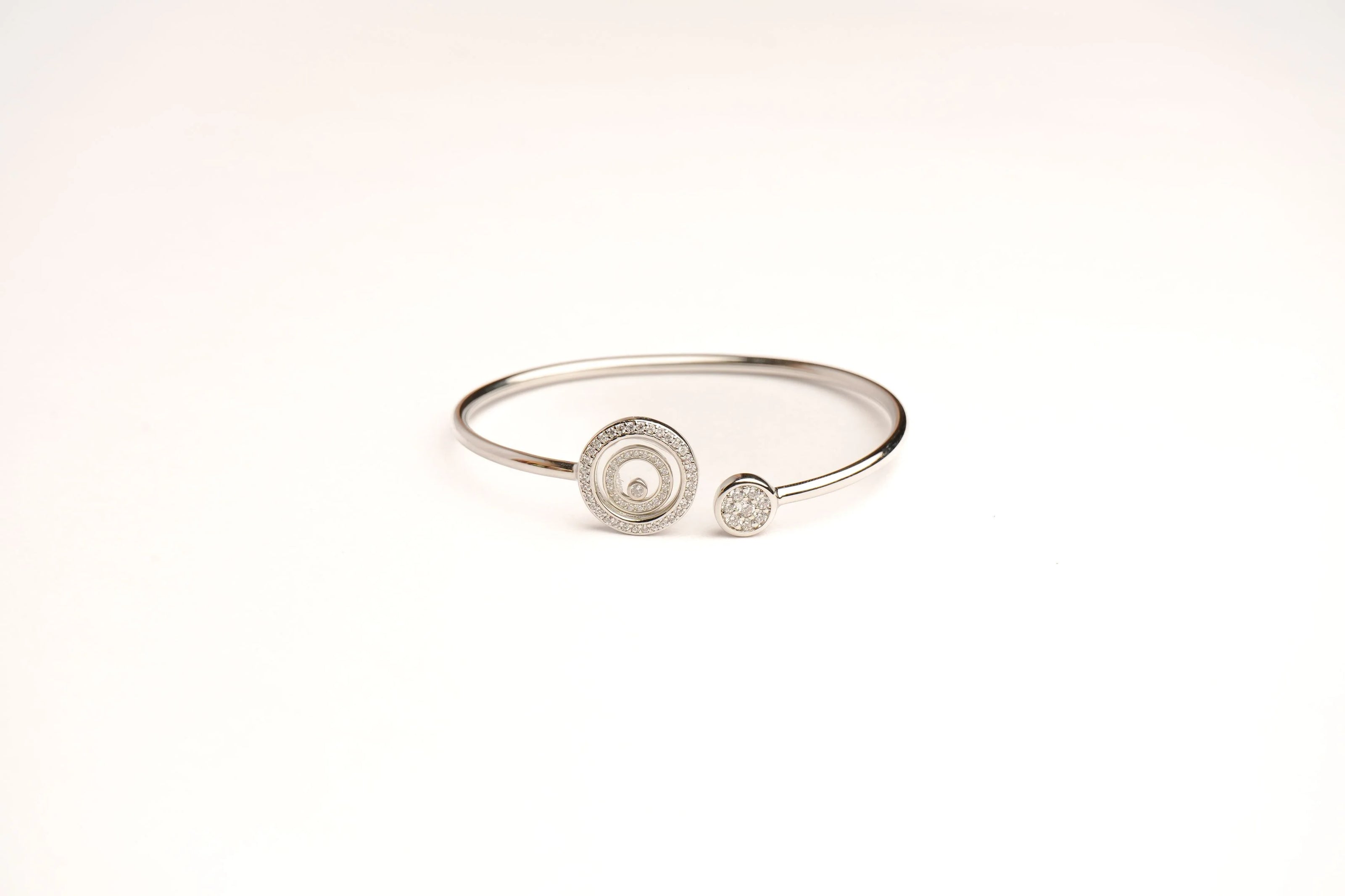 Alphabet CHPRD Platinum Pearl CZ Bracelet | Designer Fashion Bracelet