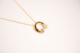 Alphabet VCA Signature Clover Pendant Chain in CZ | Lucky Charm Necklace
