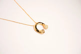 Alphabet VCA Signature Clover Pendant Chain in CZ | Lucky Charm Necklace