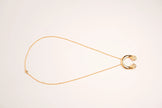 Alphabet VCA Signature Clover Pendant Chain in CZ | Lucky Charm Necklace