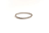 Alphabet C Platinum Plated Bracelet | Elegant Designer Fashion Jewelry