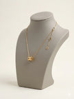 Gold Plated BVL Pendant Chain Necklace