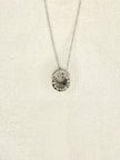 Platinum Plated BVL Pendant Chain Necklace