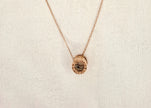 Rose gold Plated BVL Pendant Chain Necklace