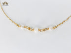 Alphabet T & Co Pearl Chain in Gold