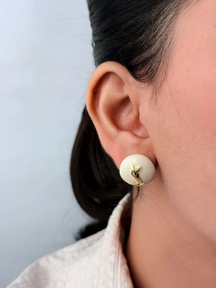 Alphabet Y&S&L White Studs