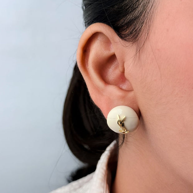 Alphabet Y&S&L White Studs