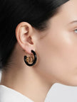 Alphabet CD black hoops