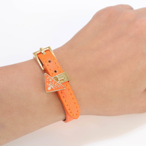 Orange belted bracelet