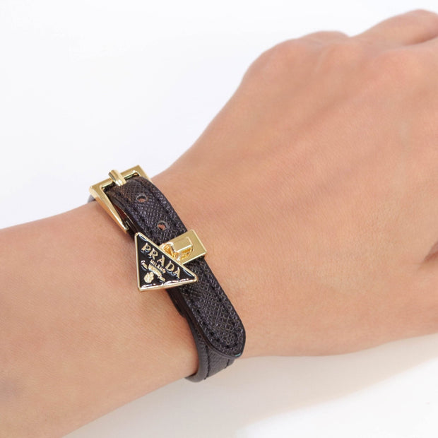 Black belted bracelet