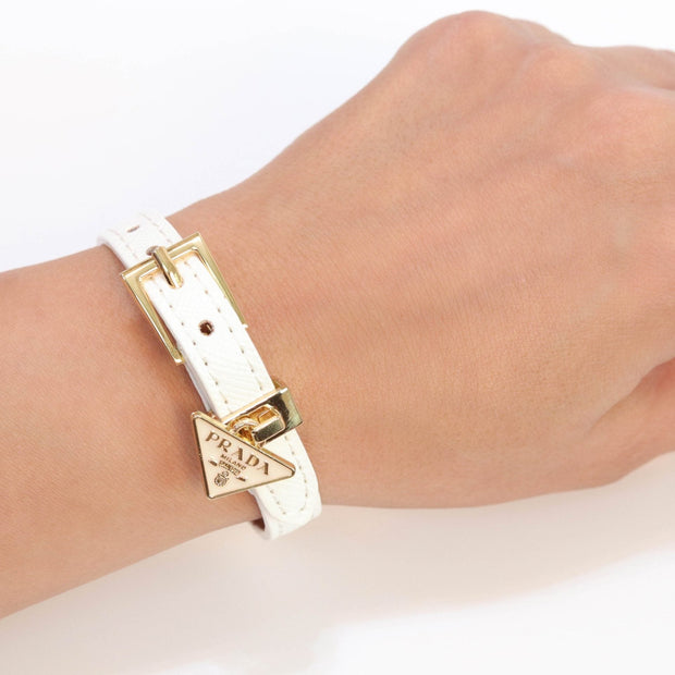 White belted bracelet