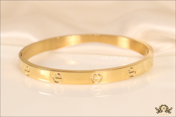 Women's Gold Plated love bracelet with screws