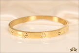 Women's Gold Plated love bracelet with screws