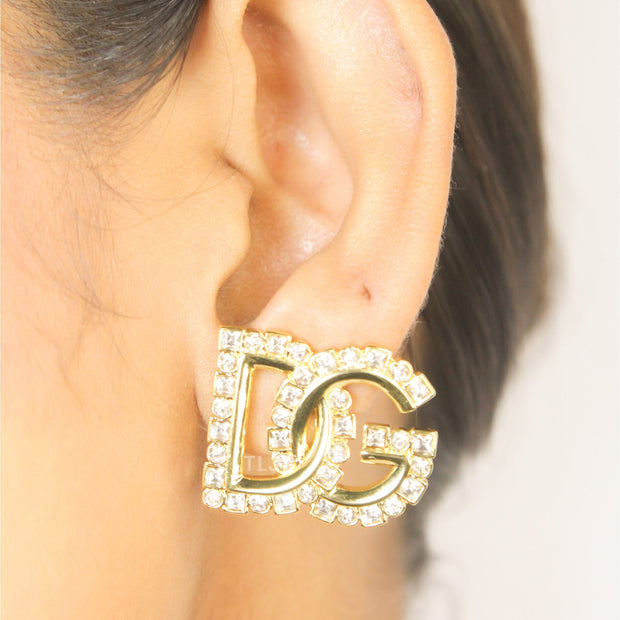 Alphabet D&G Crystal Studs