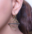 Round alphabet dangles with baguettes