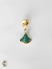 Alphabet Bvl green malachite Fan Drops