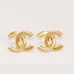 Double C engraved studs